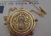 Colar Vira-Tempo (Harry Potter) Banhado a Ouro 18k